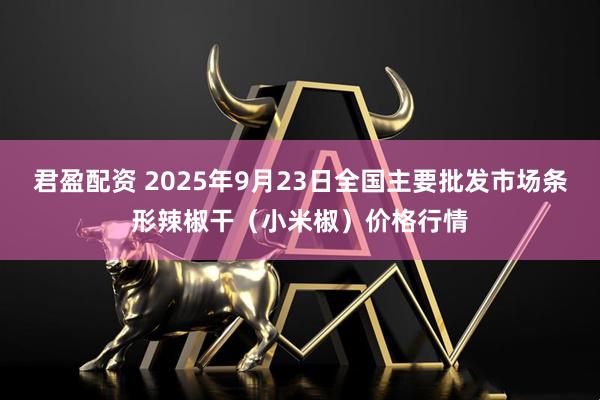 君盈配资 2025年9月23日全国主要批发市场条形辣椒干（小米椒）价格行情