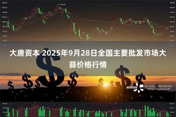 大唐资本 2025年9月28日全国主要批发市场大蒜价格行情